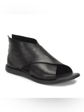 Born Iwa open toe leather sandals black 6